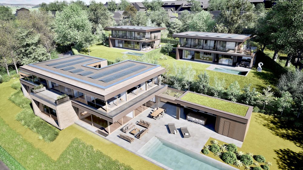 Anières | Nouveau projet de 3 villas neuves